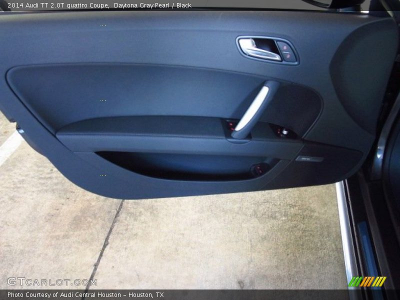 Daytona Gray Pearl / Black 2014 Audi TT 2.0T quattro Coupe