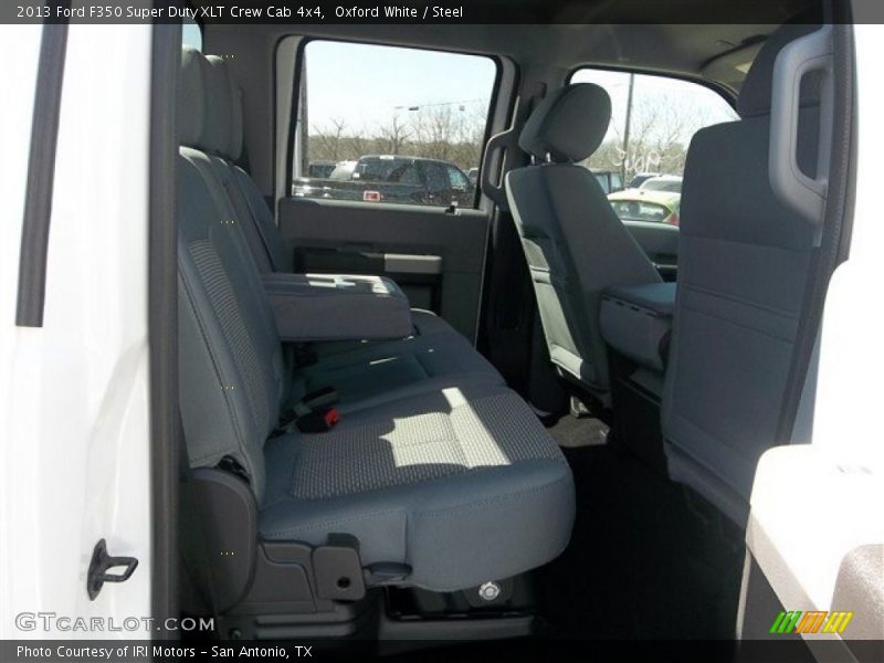 Oxford White / Steel 2013 Ford F350 Super Duty XLT Crew Cab 4x4