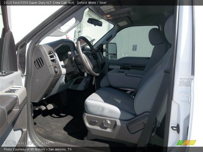 Oxford White / Steel 2013 Ford F350 Super Duty XLT Crew Cab 4x4