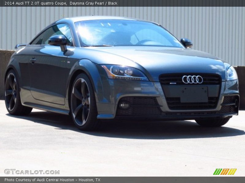 Daytona Gray Pearl / Black 2014 Audi TT 2.0T quattro Coupe