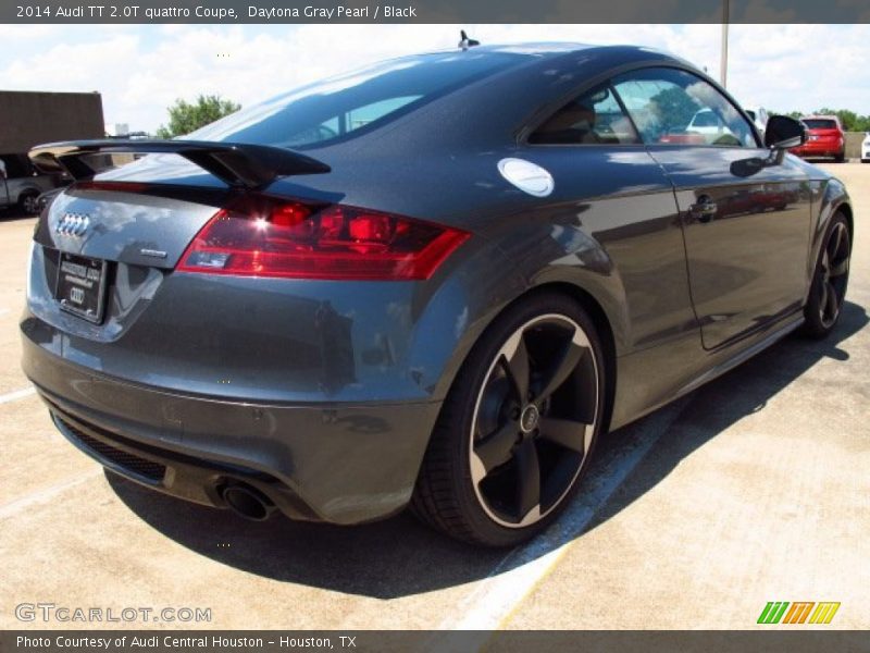 Daytona Gray Pearl / Black 2014 Audi TT 2.0T quattro Coupe