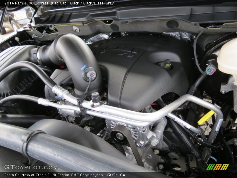 Black / Black/Diesel Gray 2014 Ram 1500 Express Quad Cab