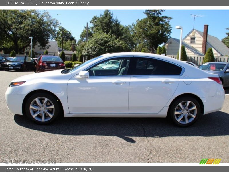 Bellanova White Pearl / Ebony 2012 Acura TL 3.5