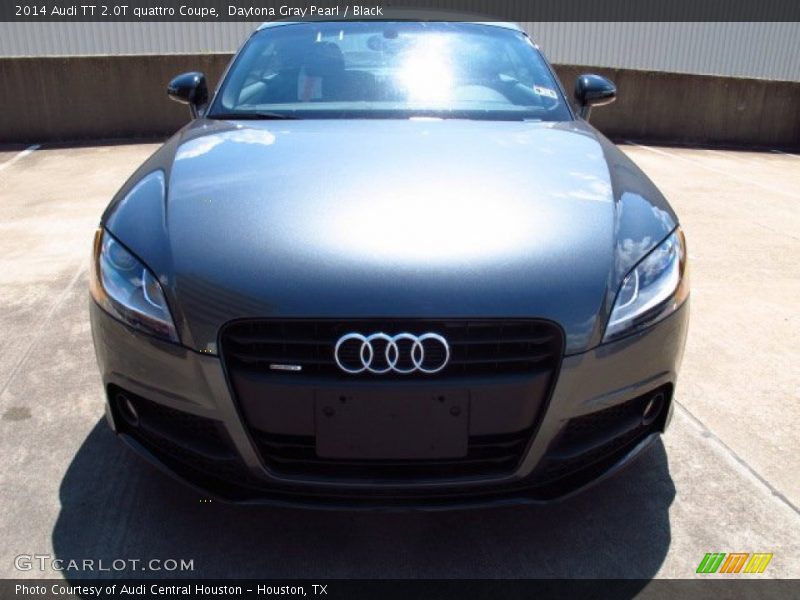 Daytona Gray Pearl / Black 2014 Audi TT 2.0T quattro Coupe