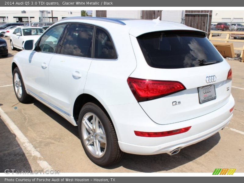 Glacier White Metallic / Black 2014 Audi Q5 3.0 TDI quattro