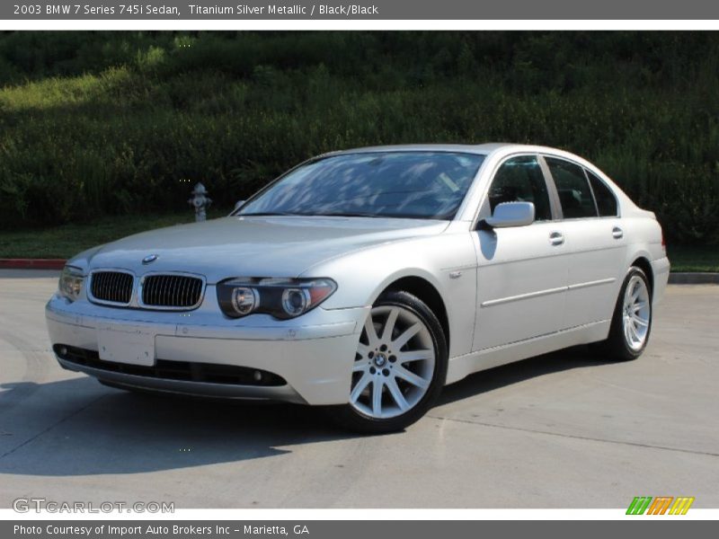 Front 3/4 View of 2003 7 Series 745i Sedan