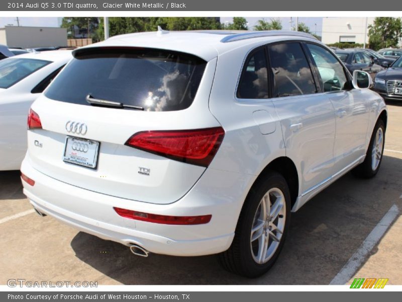 Glacier White Metallic / Black 2014 Audi Q5 3.0 TDI quattro