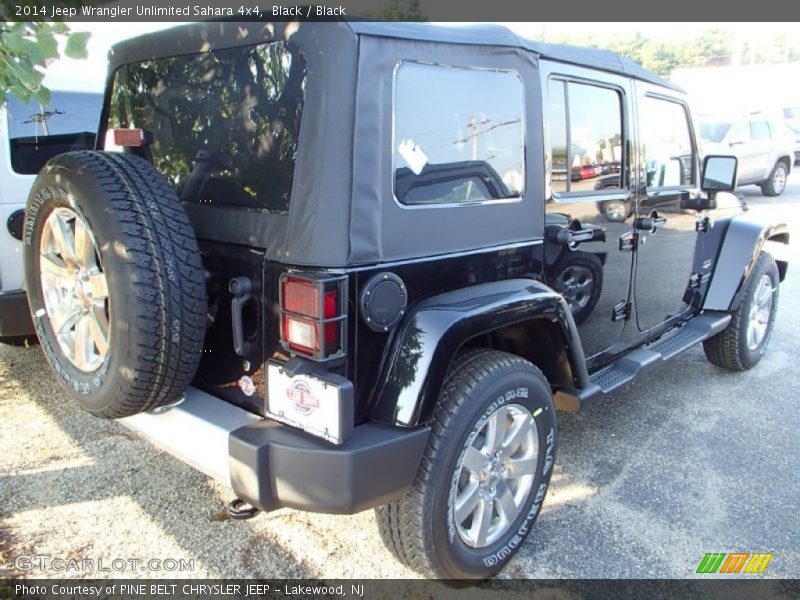 Black / Black 2014 Jeep Wrangler Unlimited Sahara 4x4