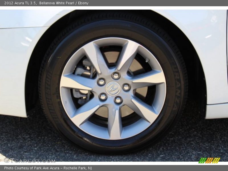 Bellanova White Pearl / Ebony 2012 Acura TL 3.5