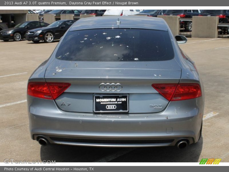 Daytona Gray Pearl Effect / Nougat Brown 2013 Audi A7 3.0T quattro Premium