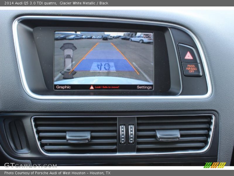 Glacier White Metallic / Black 2014 Audi Q5 3.0 TDI quattro
