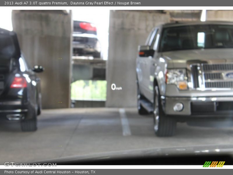Daytona Gray Pearl Effect / Nougat Brown 2013 Audi A7 3.0T quattro Premium