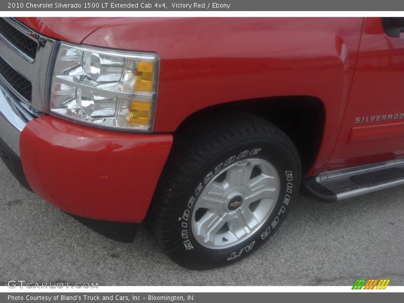 Victory Red / Ebony 2010 Chevrolet Silverado 1500 LT Extended Cab 4x4