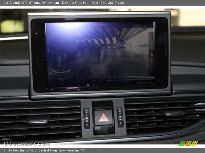 Daytona Gray Pearl Effect / Nougat Brown 2013 Audi A7 3.0T quattro Premium