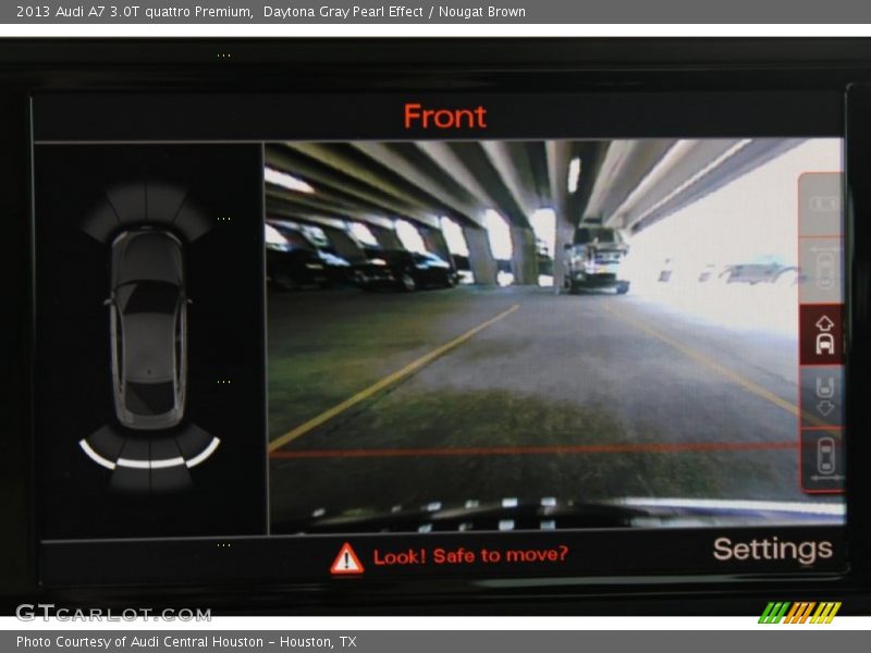 Daytona Gray Pearl Effect / Nougat Brown 2013 Audi A7 3.0T quattro Premium