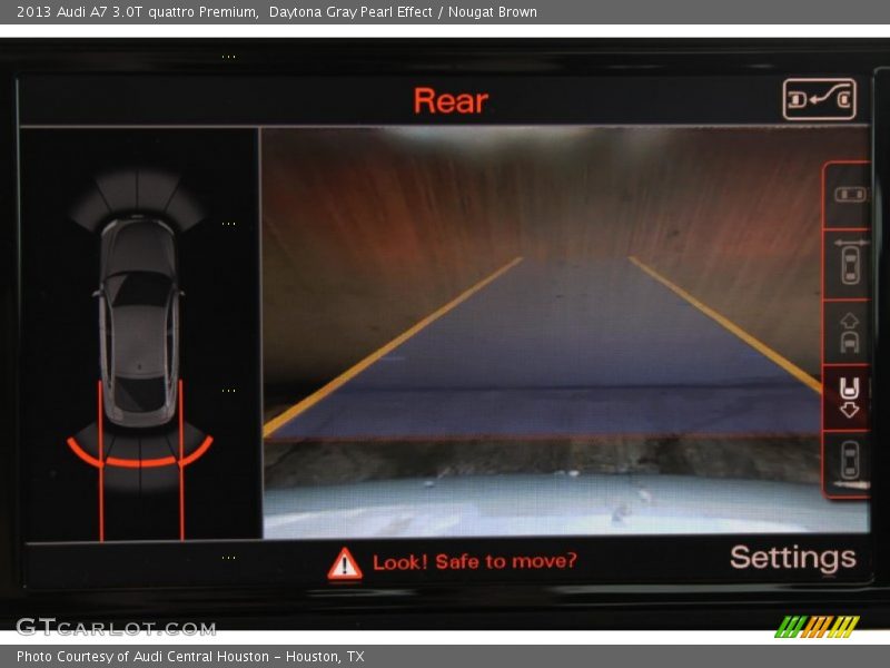 Daytona Gray Pearl Effect / Nougat Brown 2013 Audi A7 3.0T quattro Premium