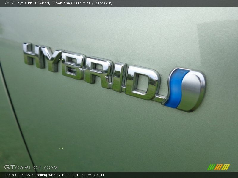 Silver Pine Green Mica / Dark Gray 2007 Toyota Prius Hybrid