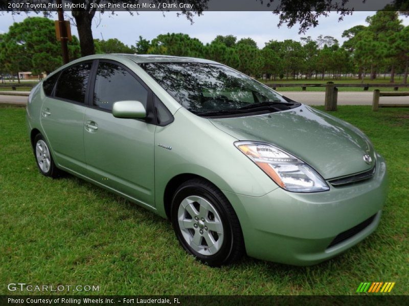 Silver Pine Green Mica / Dark Gray 2007 Toyota Prius Hybrid