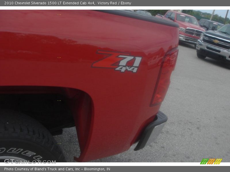Victory Red / Ebony 2010 Chevrolet Silverado 1500 LT Extended Cab 4x4