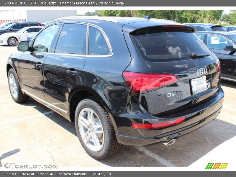 Phantom Black Pearl / Pistachio Beige 2014 Audi Q5 3.0 TDI quattro
