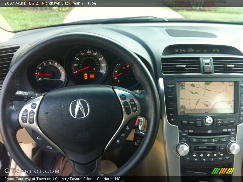 Nighthawk Black Pearl / Taupe 2007 Acura TL 3.2