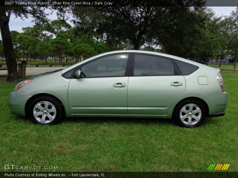 Silver Pine Green Mica / Dark Gray 2007 Toyota Prius Hybrid