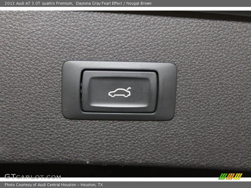 Daytona Gray Pearl Effect / Nougat Brown 2013 Audi A7 3.0T quattro Premium