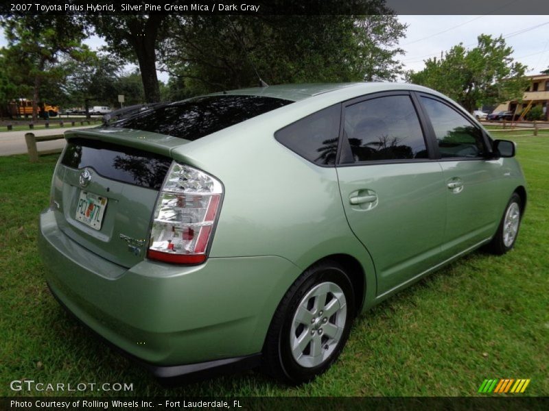 Silver Pine Green Mica / Dark Gray 2007 Toyota Prius Hybrid