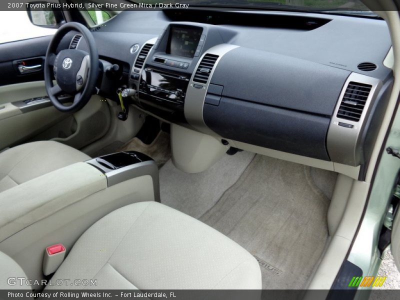 Silver Pine Green Mica / Dark Gray 2007 Toyota Prius Hybrid