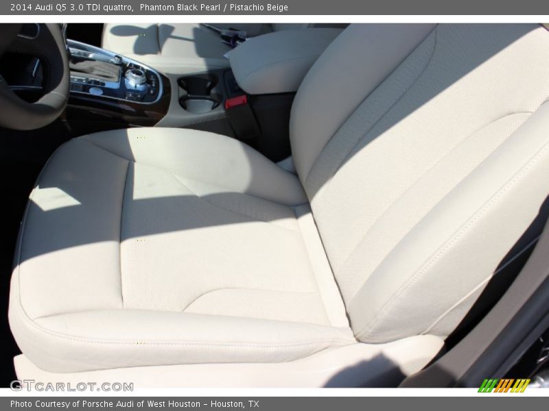Phantom Black Pearl / Pistachio Beige 2014 Audi Q5 3.0 TDI quattro