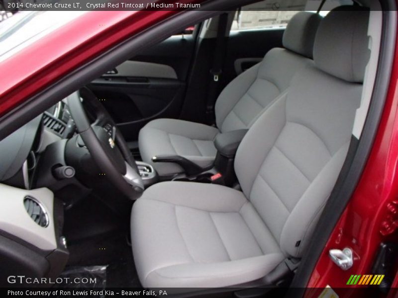 Crystal Red Tintcoat / Medium Titanium 2014 Chevrolet Cruze LT
