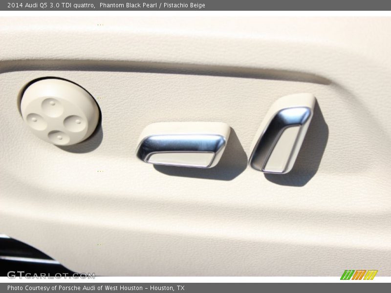 Phantom Black Pearl / Pistachio Beige 2014 Audi Q5 3.0 TDI quattro