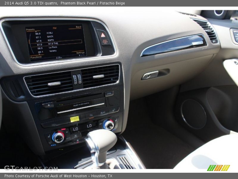 Phantom Black Pearl / Pistachio Beige 2014 Audi Q5 3.0 TDI quattro