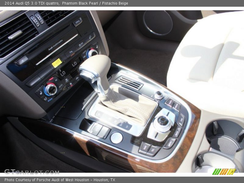 Phantom Black Pearl / Pistachio Beige 2014 Audi Q5 3.0 TDI quattro