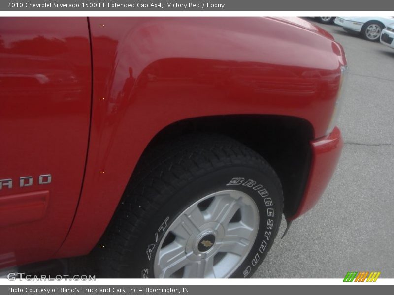 Victory Red / Ebony 2010 Chevrolet Silverado 1500 LT Extended Cab 4x4