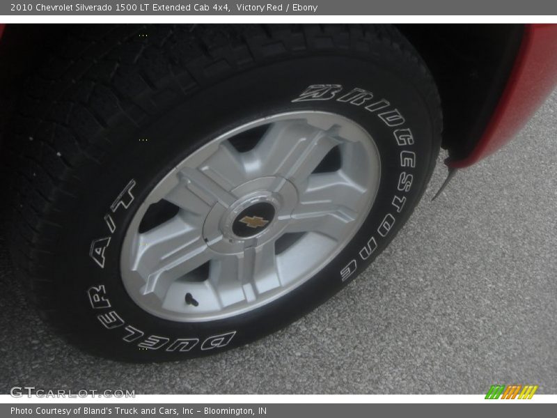 Victory Red / Ebony 2010 Chevrolet Silverado 1500 LT Extended Cab 4x4