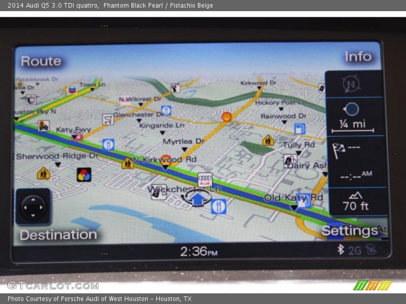 Phantom Black Pearl / Pistachio Beige 2014 Audi Q5 3.0 TDI quattro