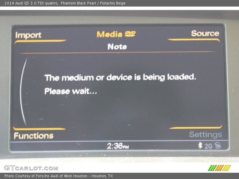 Phantom Black Pearl / Pistachio Beige 2014 Audi Q5 3.0 TDI quattro