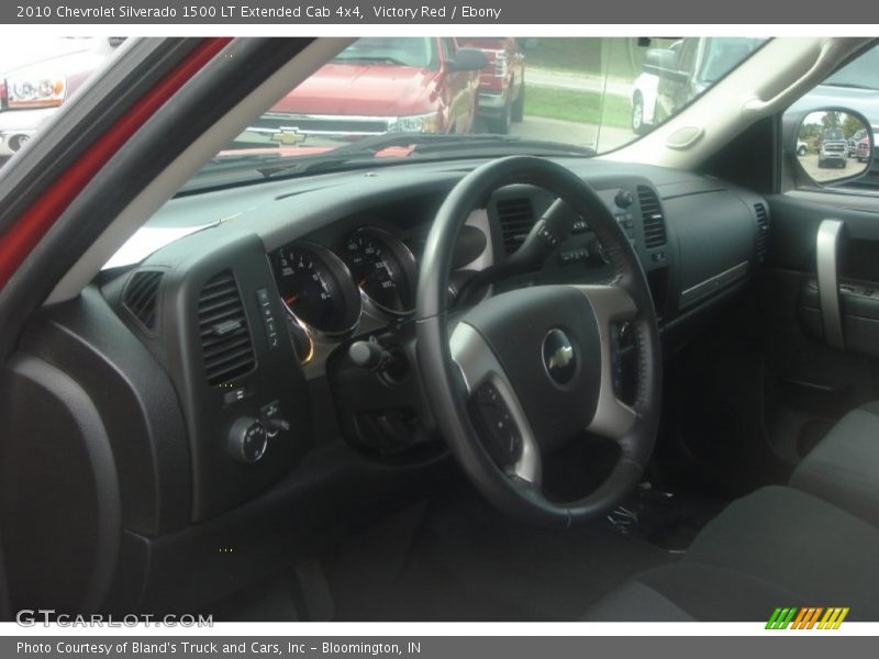 Victory Red / Ebony 2010 Chevrolet Silverado 1500 LT Extended Cab 4x4