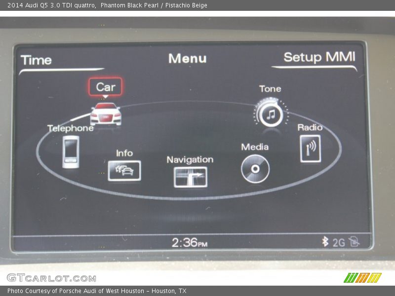Phantom Black Pearl / Pistachio Beige 2014 Audi Q5 3.0 TDI quattro