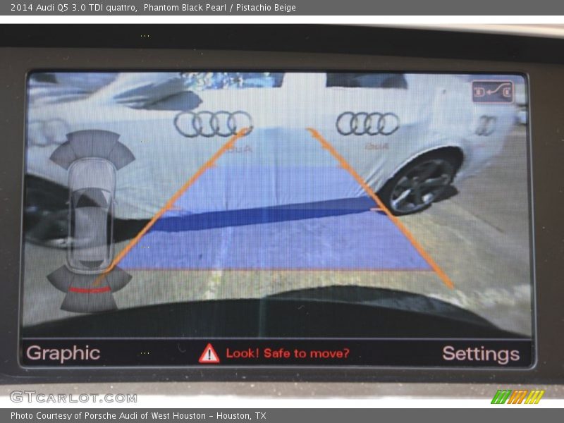 Phantom Black Pearl / Pistachio Beige 2014 Audi Q5 3.0 TDI quattro