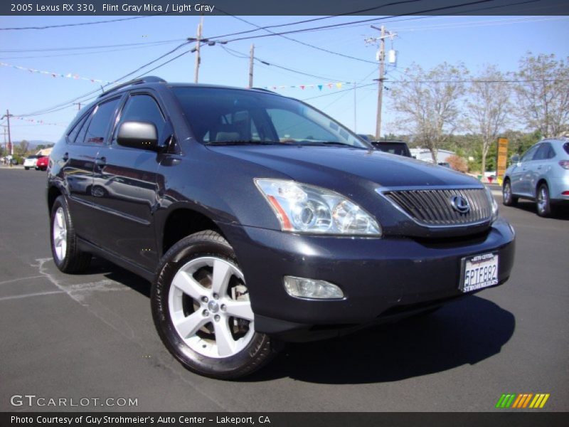 Flint Gray Mica / Light Gray 2005 Lexus RX 330
