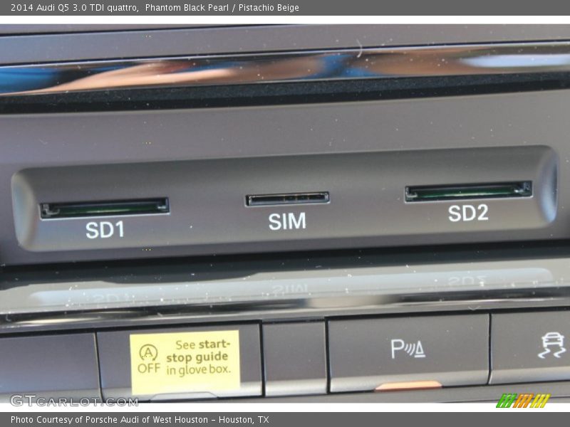 Phantom Black Pearl / Pistachio Beige 2014 Audi Q5 3.0 TDI quattro