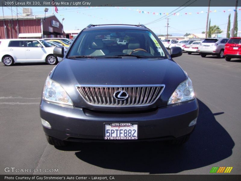 Flint Gray Mica / Light Gray 2005 Lexus RX 330