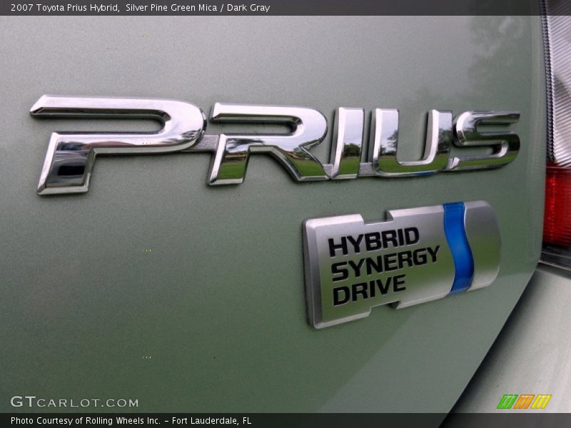 Silver Pine Green Mica / Dark Gray 2007 Toyota Prius Hybrid