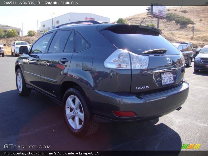 Flint Gray Mica / Light Gray 2005 Lexus RX 330