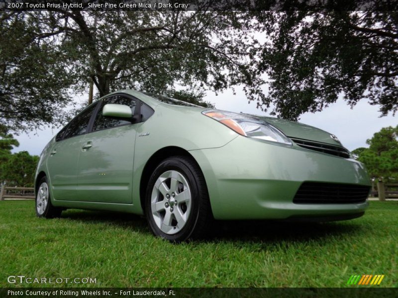 Silver Pine Green Mica / Dark Gray 2007 Toyota Prius Hybrid