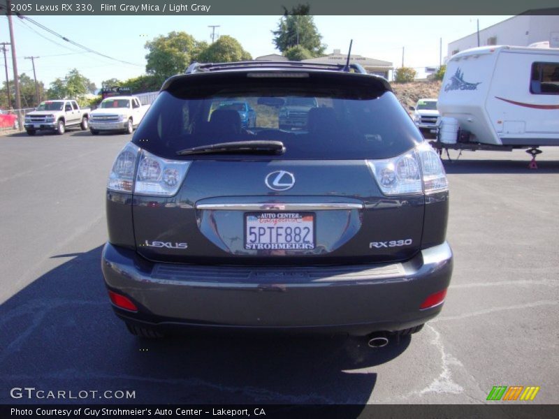 Flint Gray Mica / Light Gray 2005 Lexus RX 330