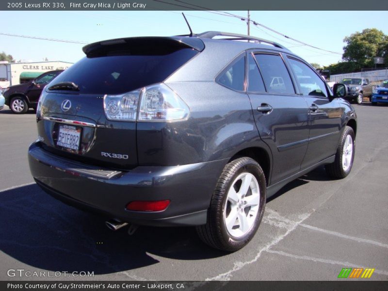 Flint Gray Mica / Light Gray 2005 Lexus RX 330