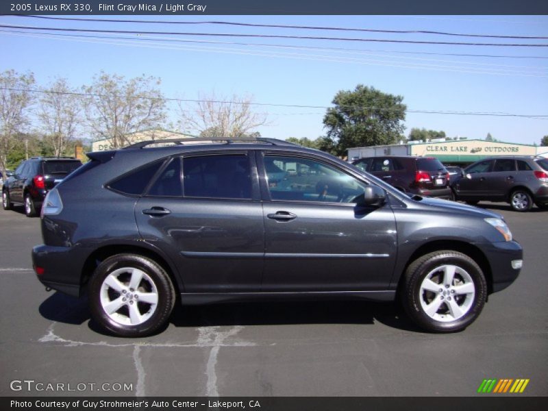 Flint Gray Mica / Light Gray 2005 Lexus RX 330